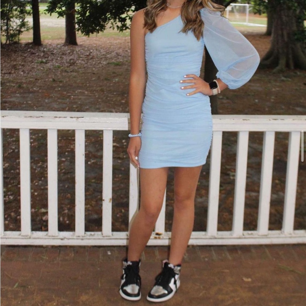 Light blue dress